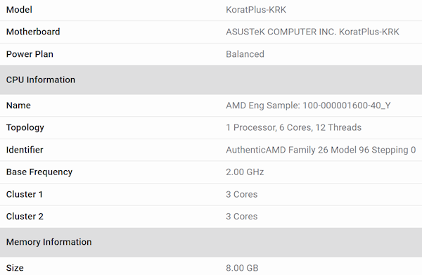 3個Zen5＋3個Zen5c怪異組合！AMD下代主流Krackan APU首次現身